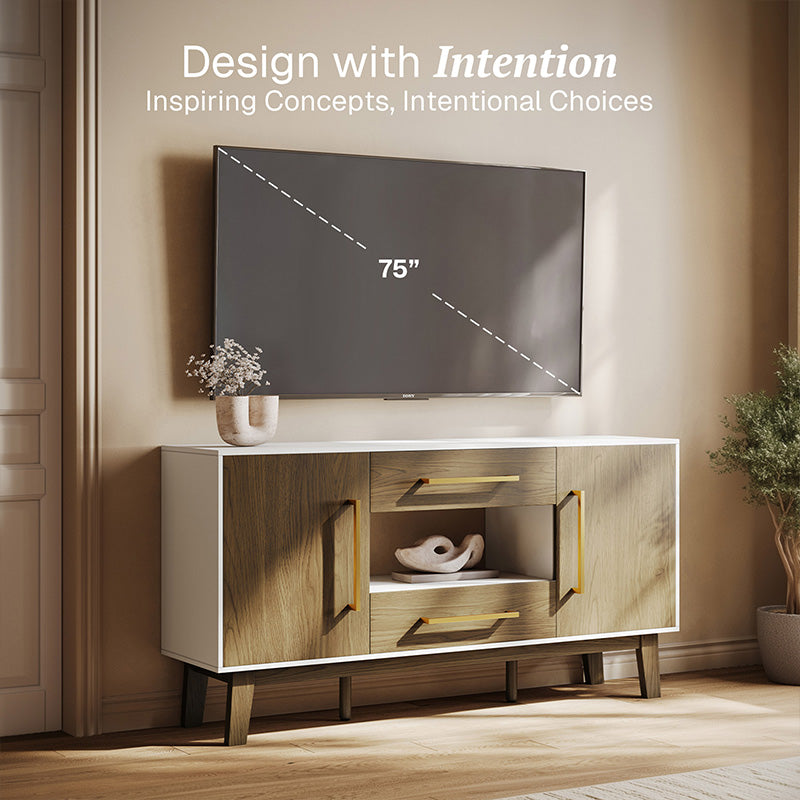 Tristan 63" Mid-Century Modern Sideboard