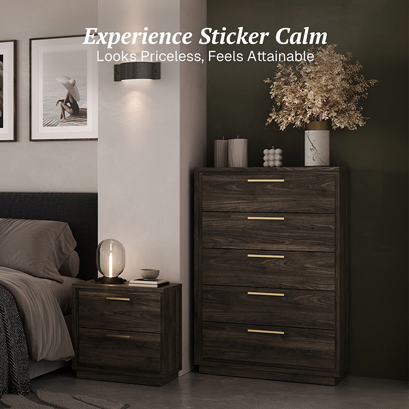 New Port 48" Tall 5-Drawer Chest