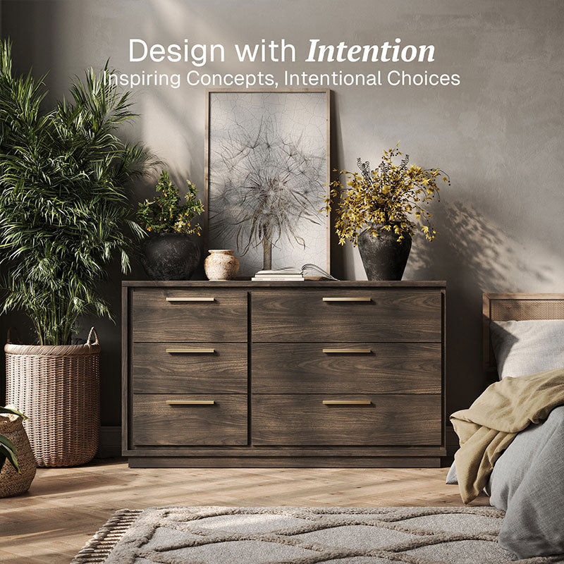 New Port 54" 6-Drawer Dresser