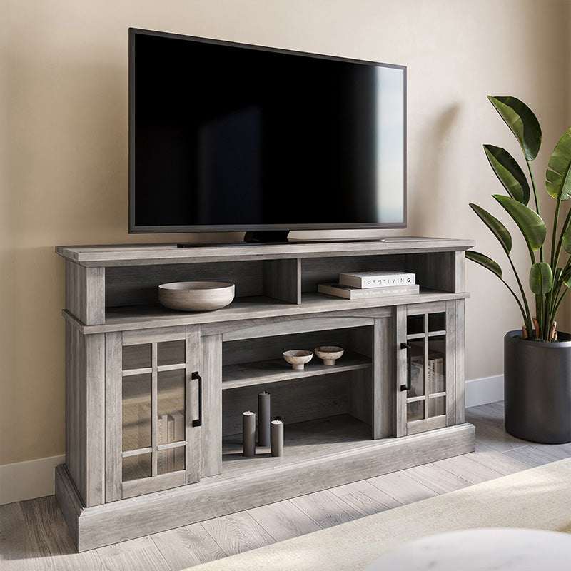 Astorga 58" Modern Farmhouse Fireplace TV Stand