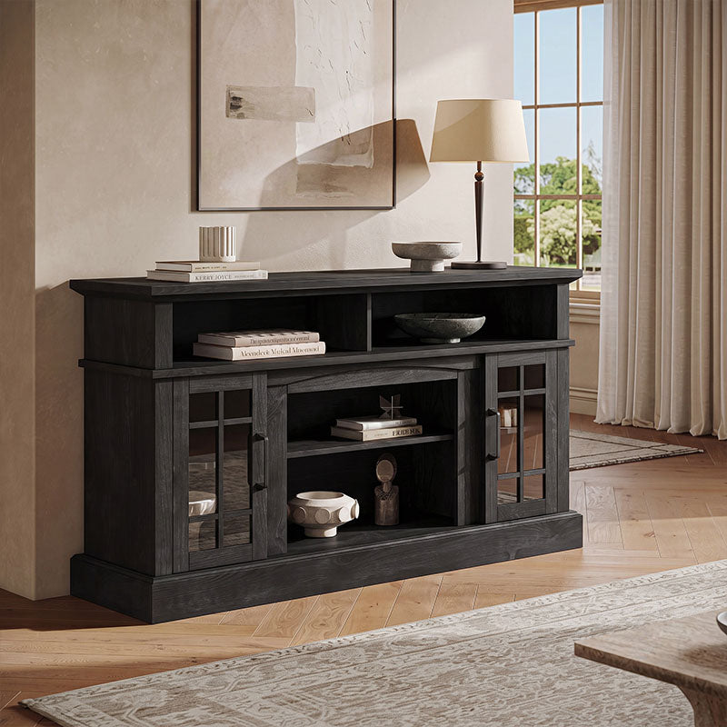 Astorga 58" Modern Farmhouse Fireplace TV Stand