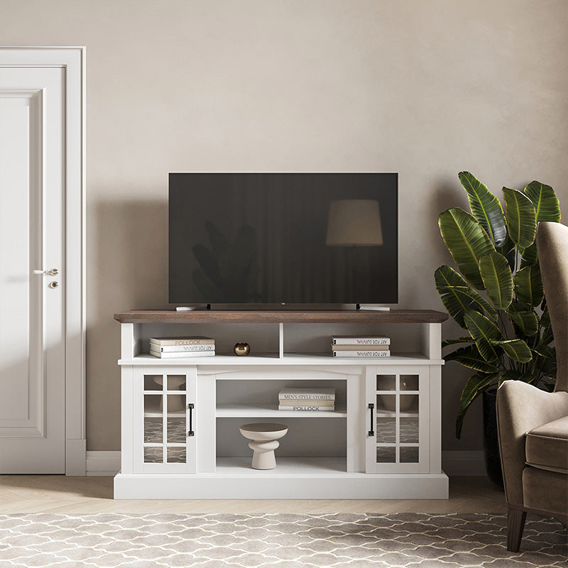 Astorga 58" Modern Farmhouse Fireplace TV Stand