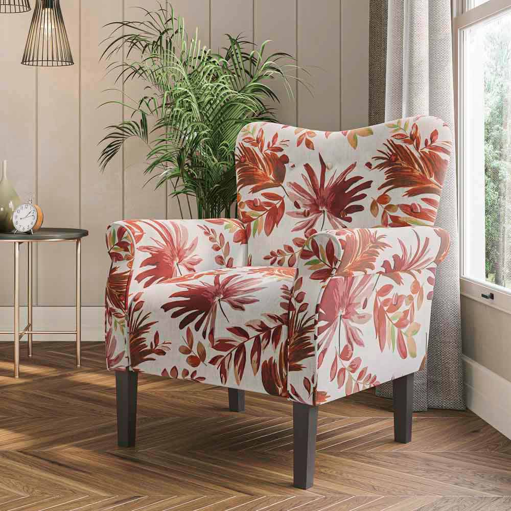 Allston High Back Upholstered Accent Armchair