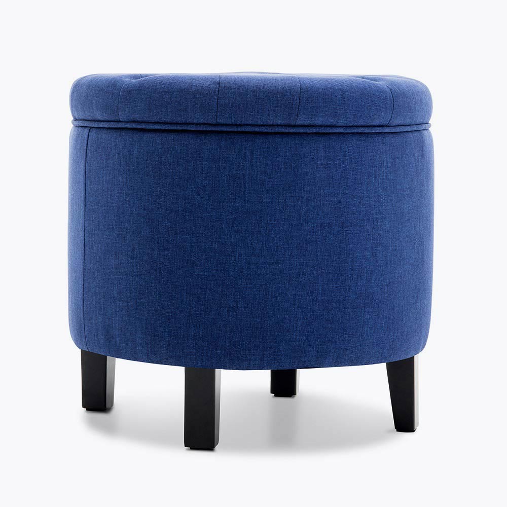 Lexington Round Storage Ottoman