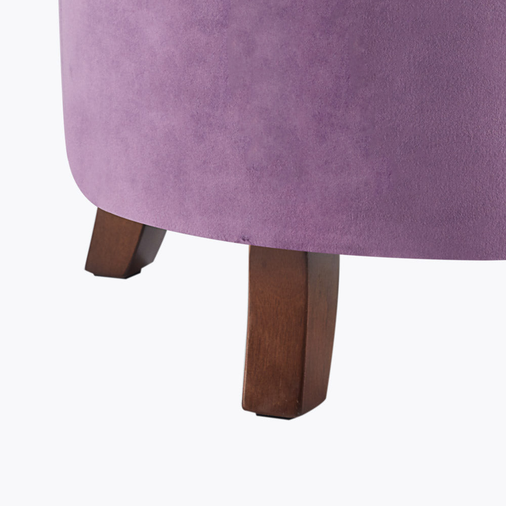 Lexington Round Storage Ottoman