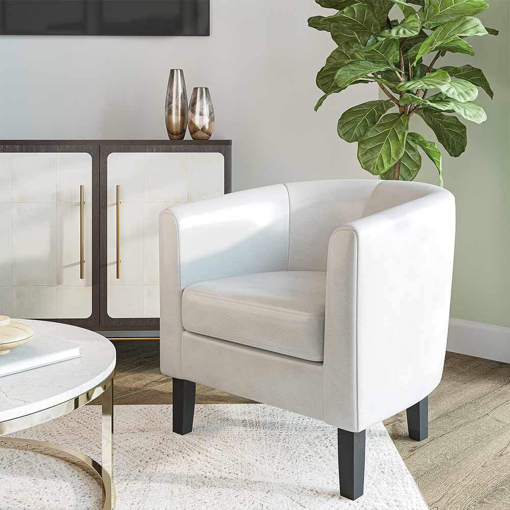 Highland Small Spaces Barrel Accent Chair