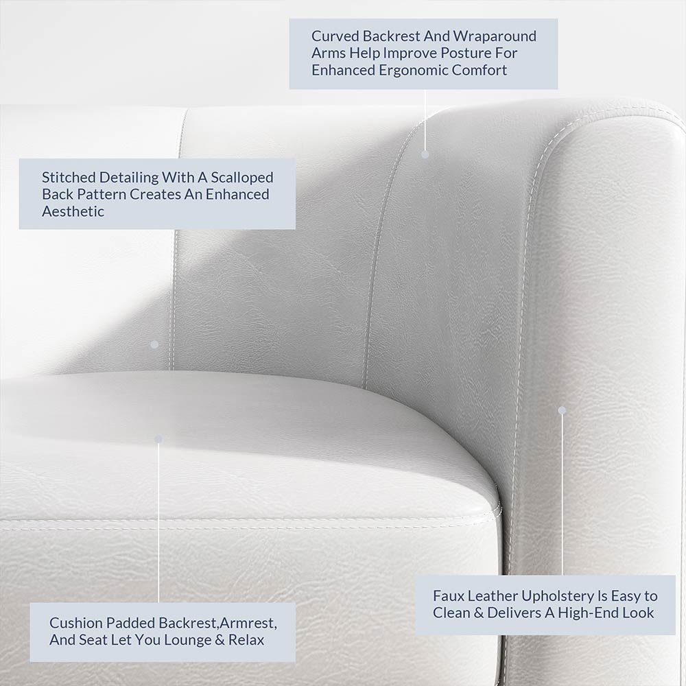 Highland Small Spaces Barrel Accent Chair