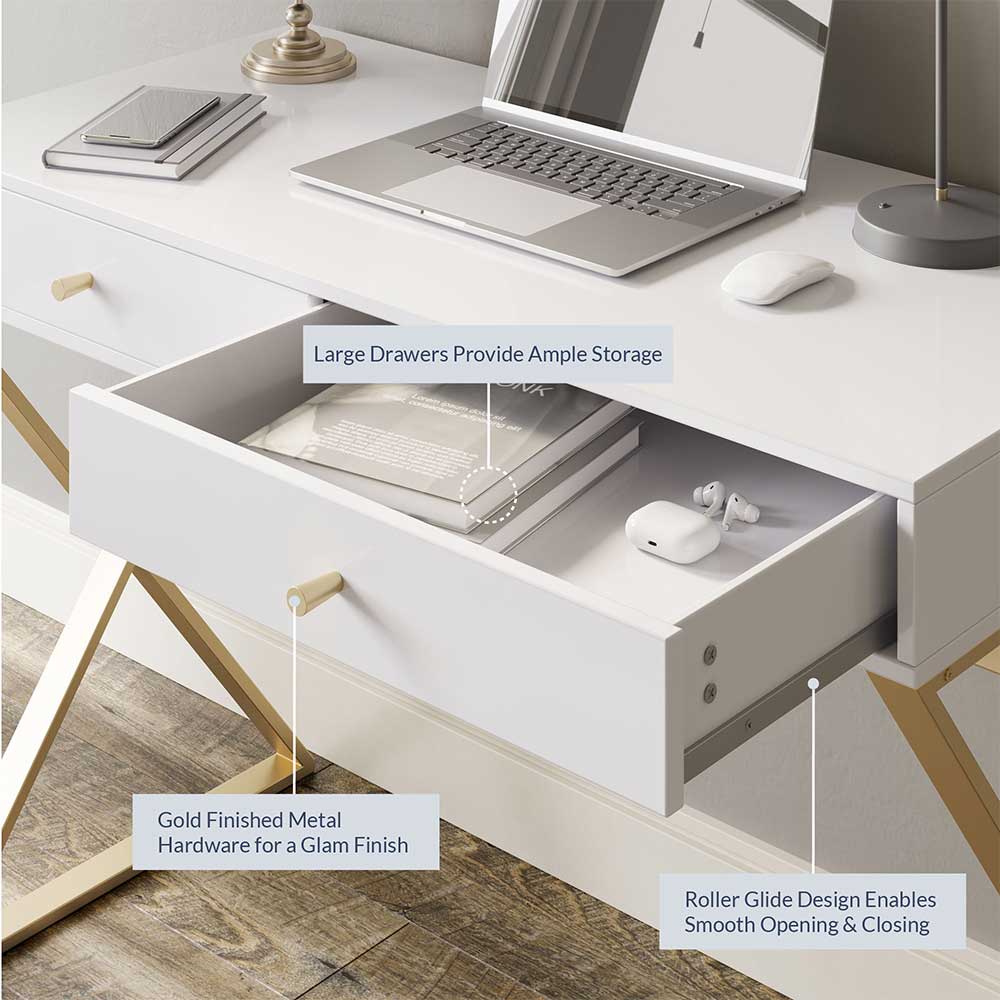 Ellena 42" Writing & Vanity Desk
