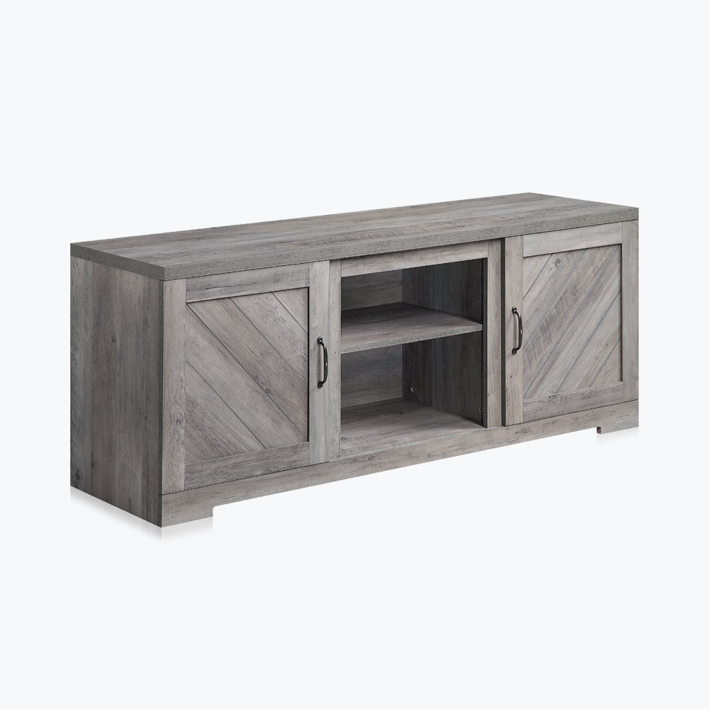 Hilo 58" Rustic Fireplace TV Stand