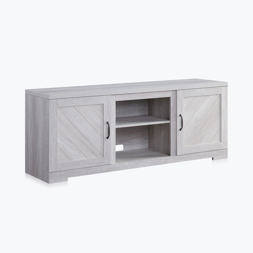 Hilo 58" Rustic Fireplace TV Stand