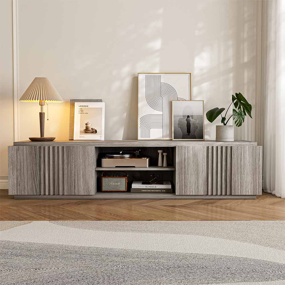 Mint 69" Fluted Low Profile TV Stand