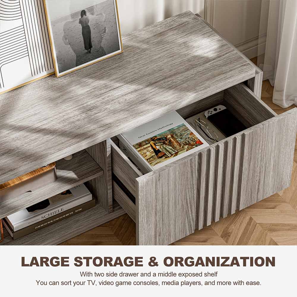 Mint 69" Fluted Low Profile TV Stand