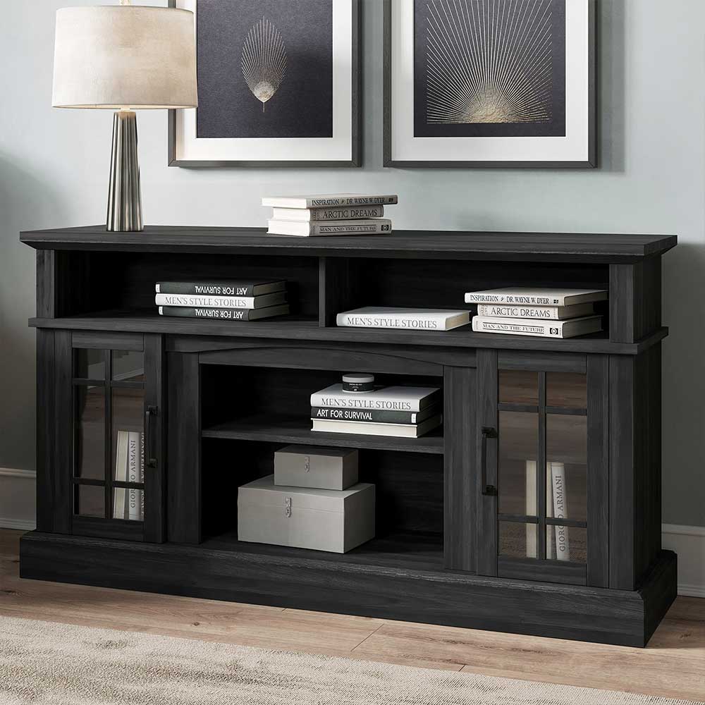 Astorga 58" Modern Farmhouse Fireplace TV Stand