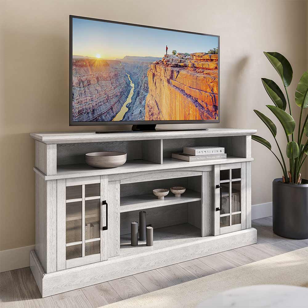 Astorga 58" Modern Farmhouse Fireplace TV Stand