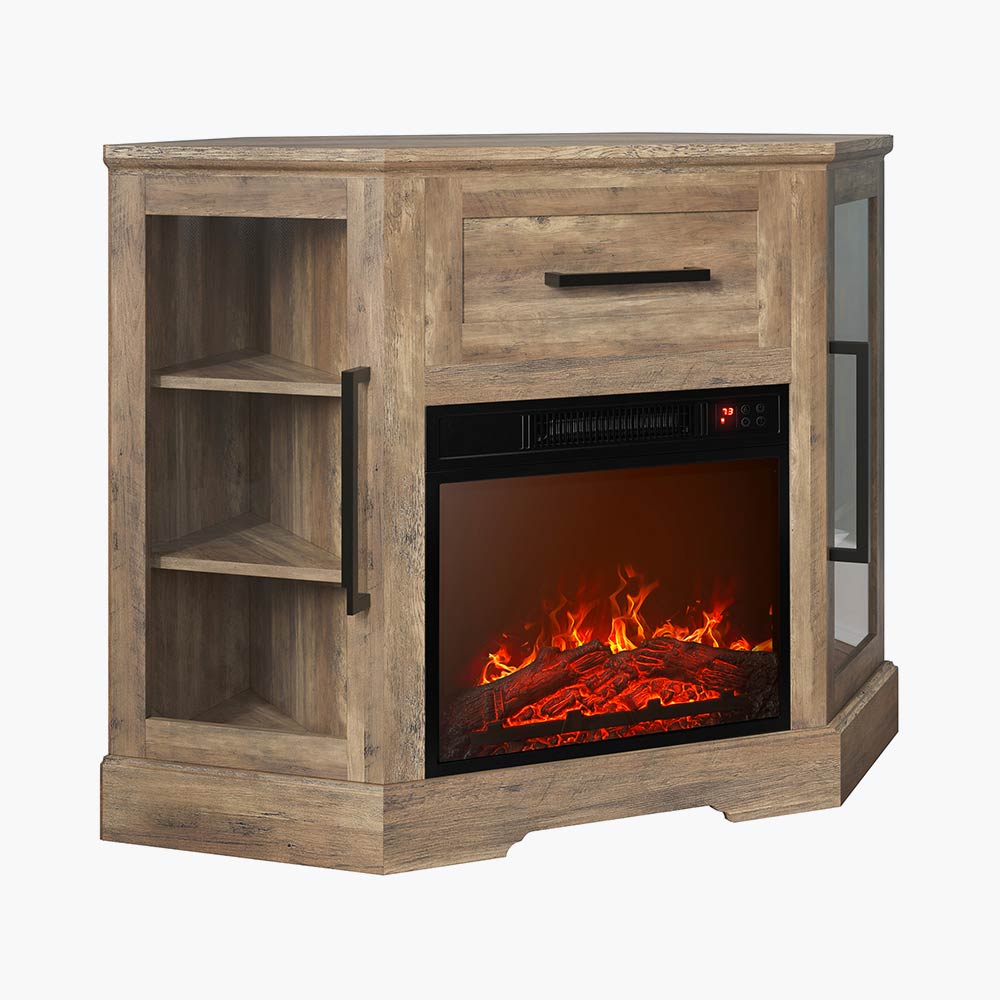 Dale 43" Corner Fireplace TV Stand