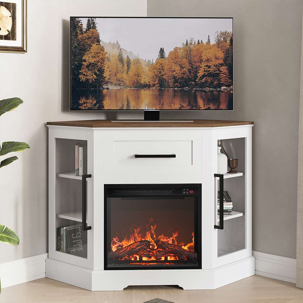 Dale 43" Corner Fireplace TV Stand