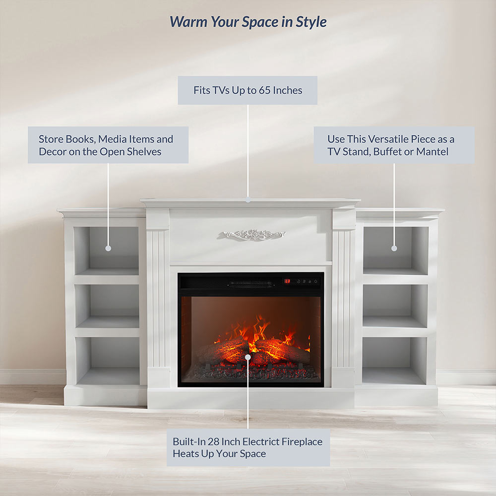 Lenore 70" Fireplace TV Stand