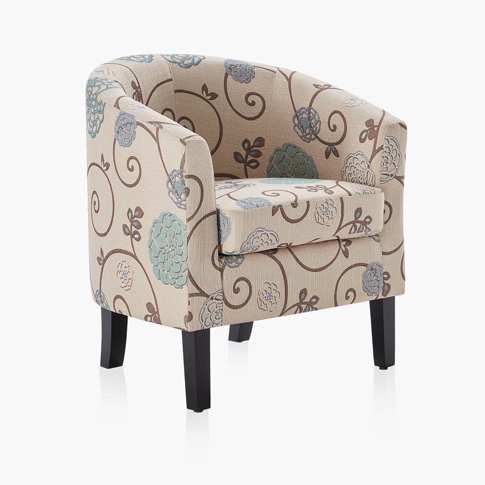 Highland Small Spaces Barrel Accent Chair