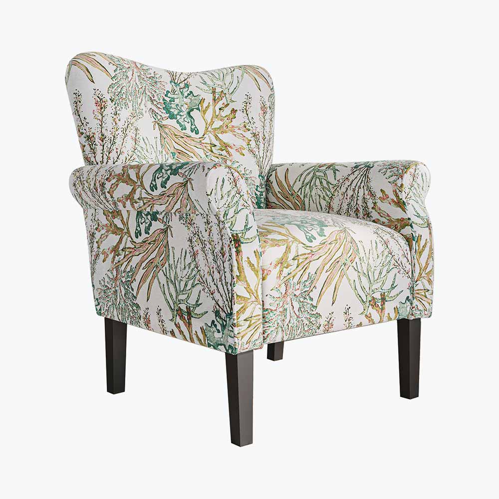 Allston High Back Upholstered Accent Armchair