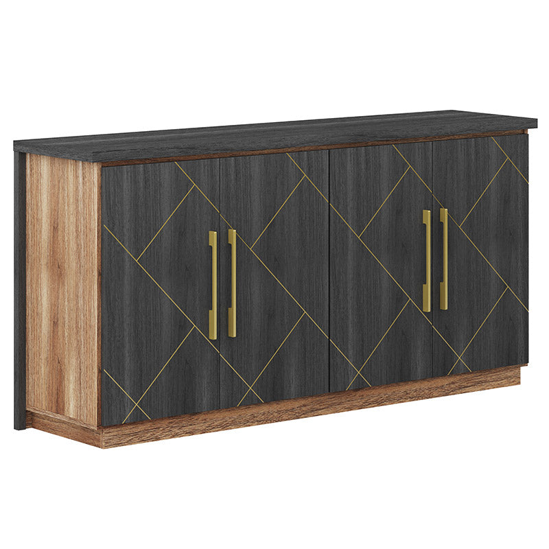 65" Gold Accents Sideboard Buffet Cabinet