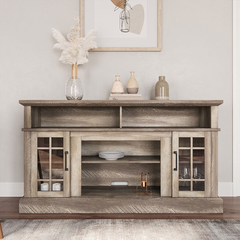 Astorga 58" Modern Farmhouse Fireplace TV Stand