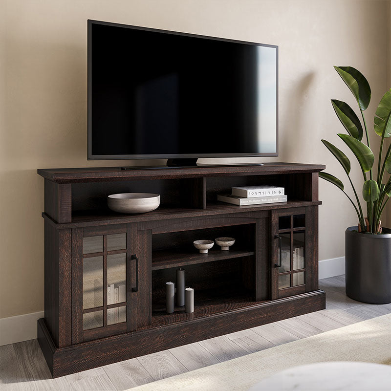 Astorga 58" Modern Farmhouse Fireplace TV Stand