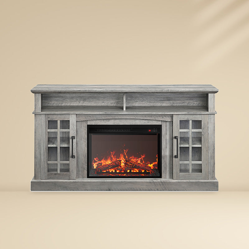 Astorga 58" Modern Farmhouse Fireplace TV Stand