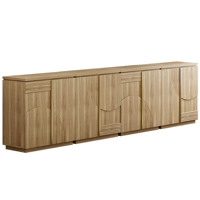 31" Geometric Arched Doors Modular Sideboards (Set of 4)