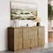 31" Geometric Arched Door Modular Sideboards (Set of 2)