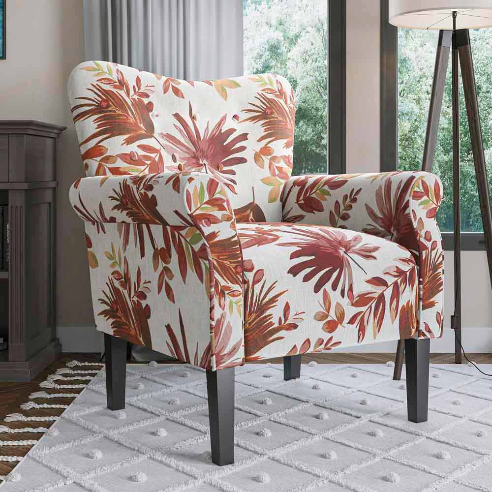 Allston High Back Upholstered Accent Armchair