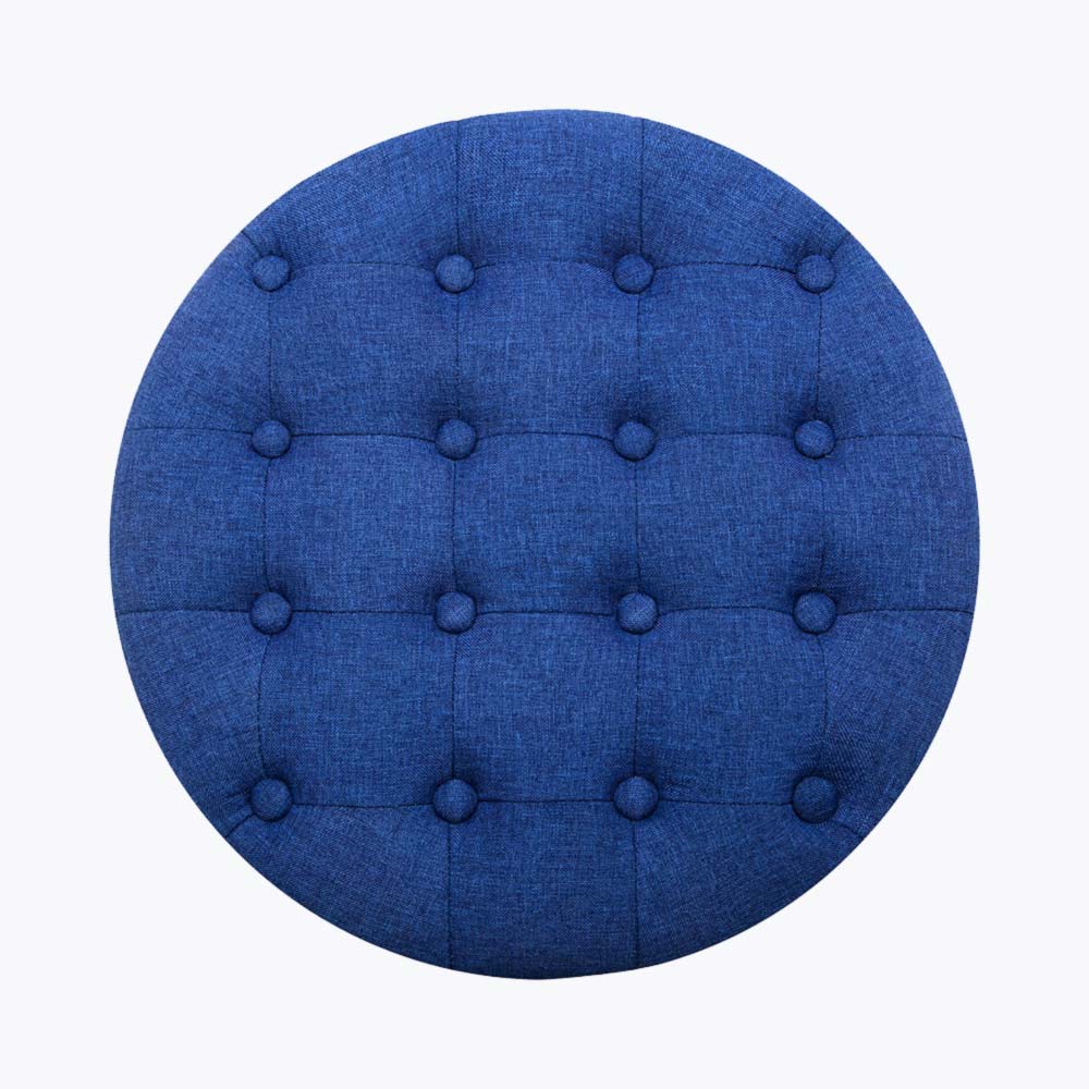 Lexington Round Storage Ottoman