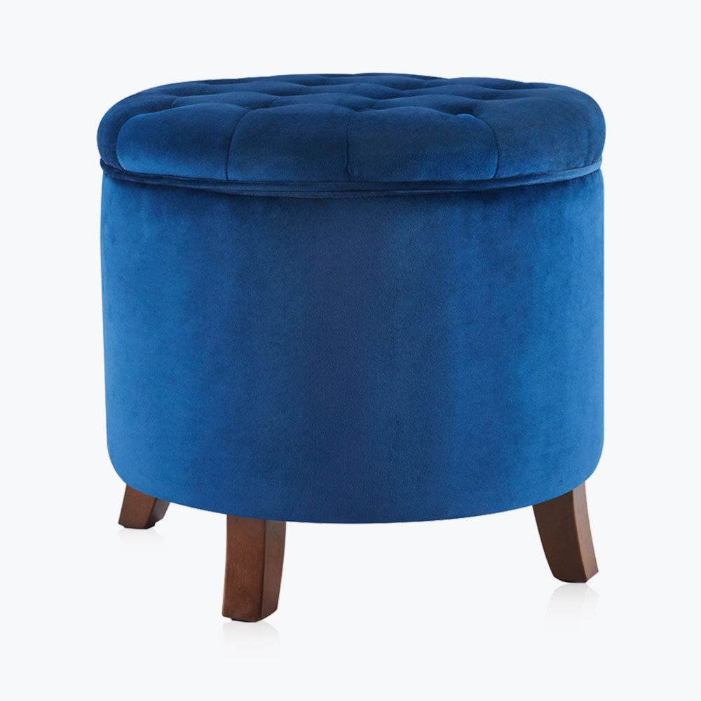 Lexington Round Storage Ottoman