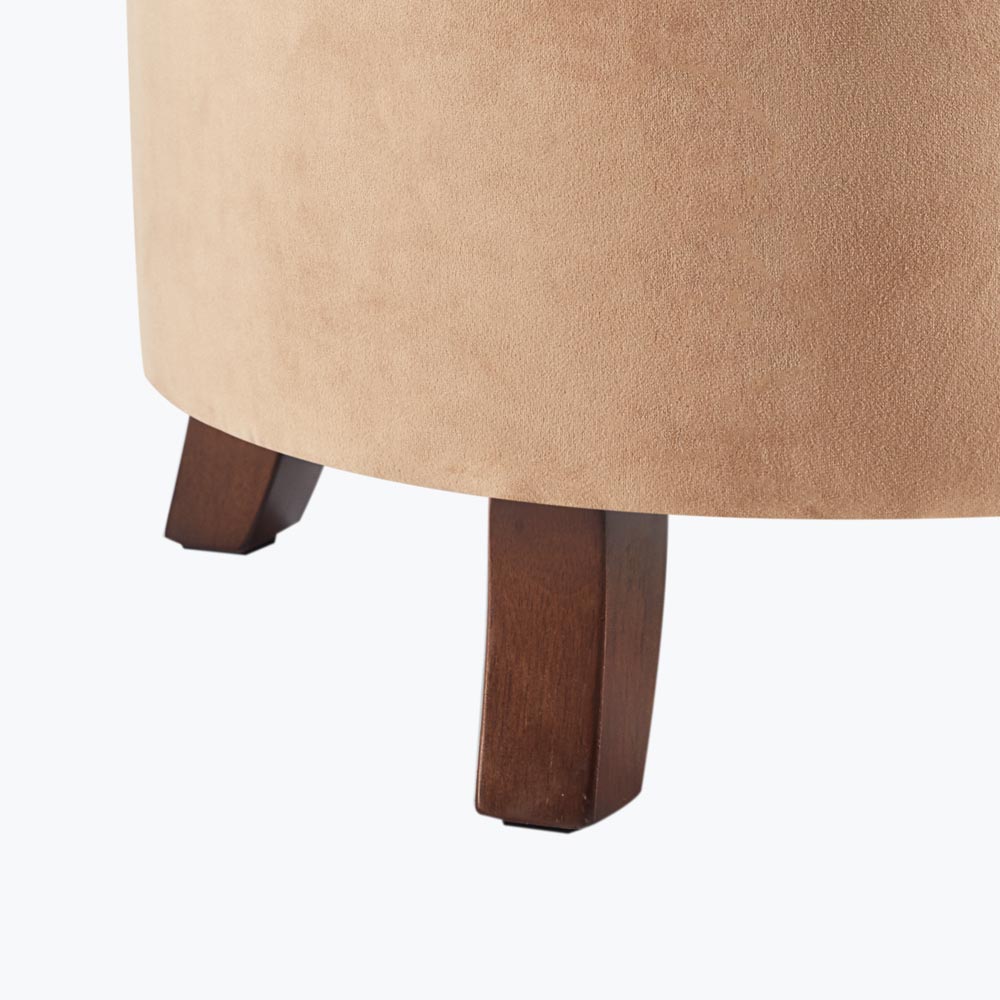 Lexington Round Storage Ottoman