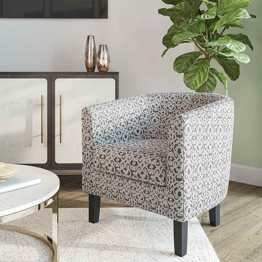 Highland Small Spaces Barrel Accent Chair