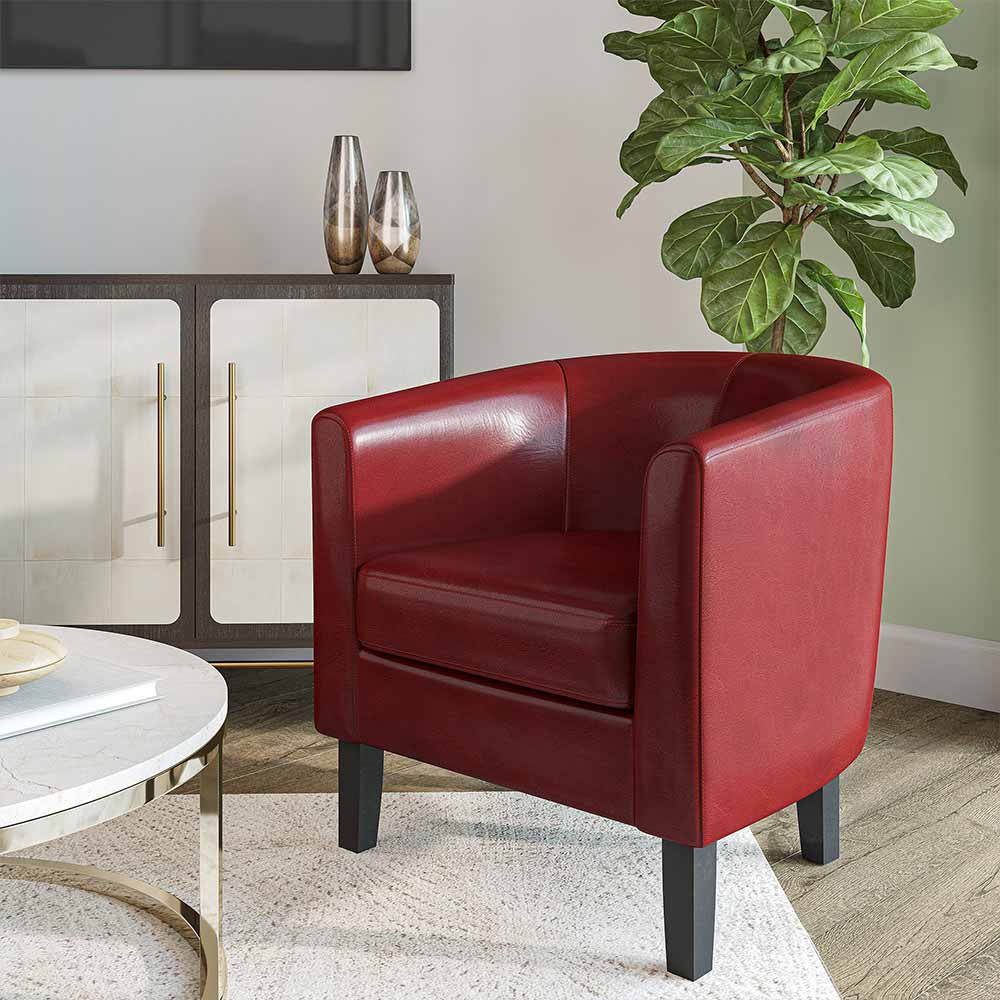 Highland Small Spaces Barrel Accent Chair