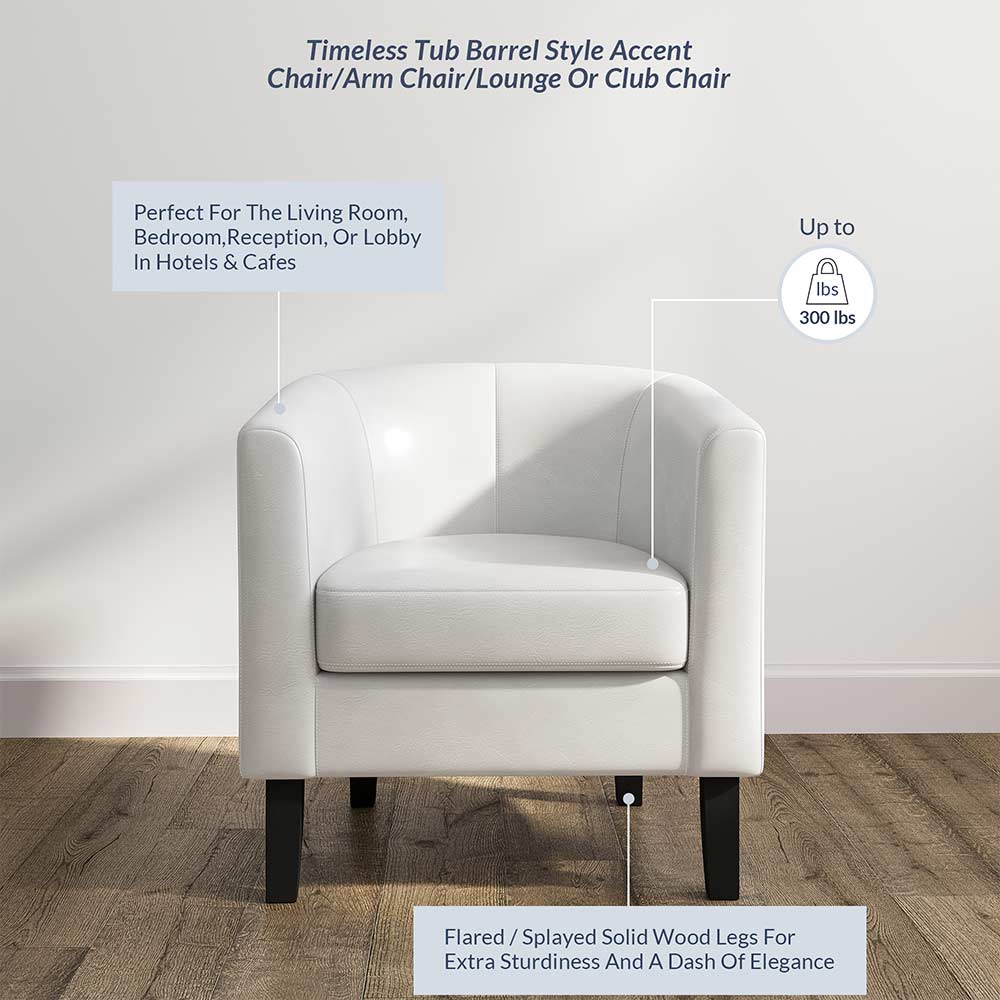 Highland Small Spaces Barrel Accent Chair