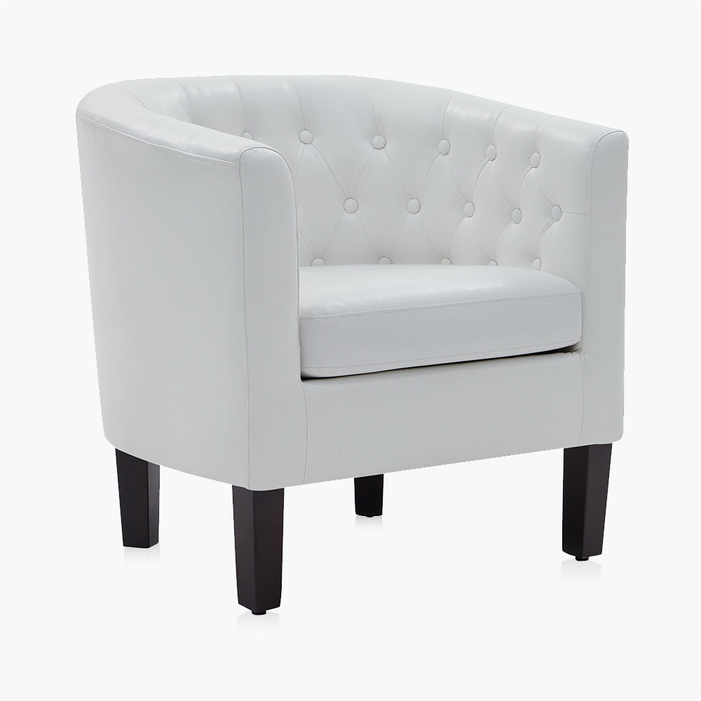 #color_faux leather white