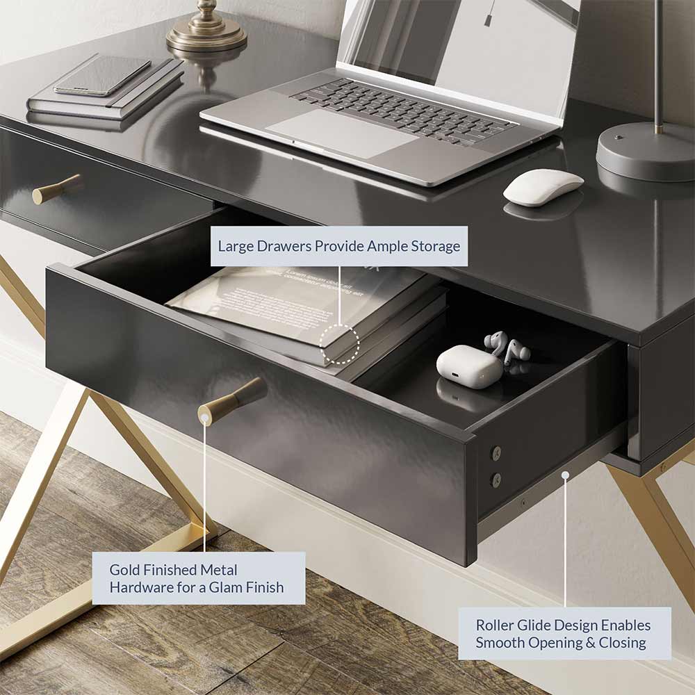 Ellena 42" Writing & Vanity Desk