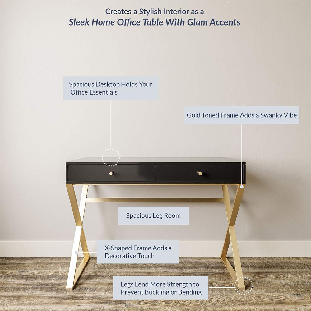 Ellena 42" Writing & Vanity Desk