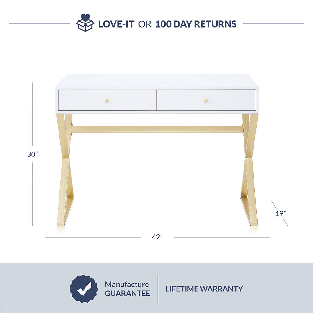 Ellena 42" Writing & Vanity Desk