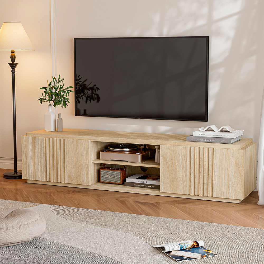 Mint 69" Fluted Low Profile TV Stand