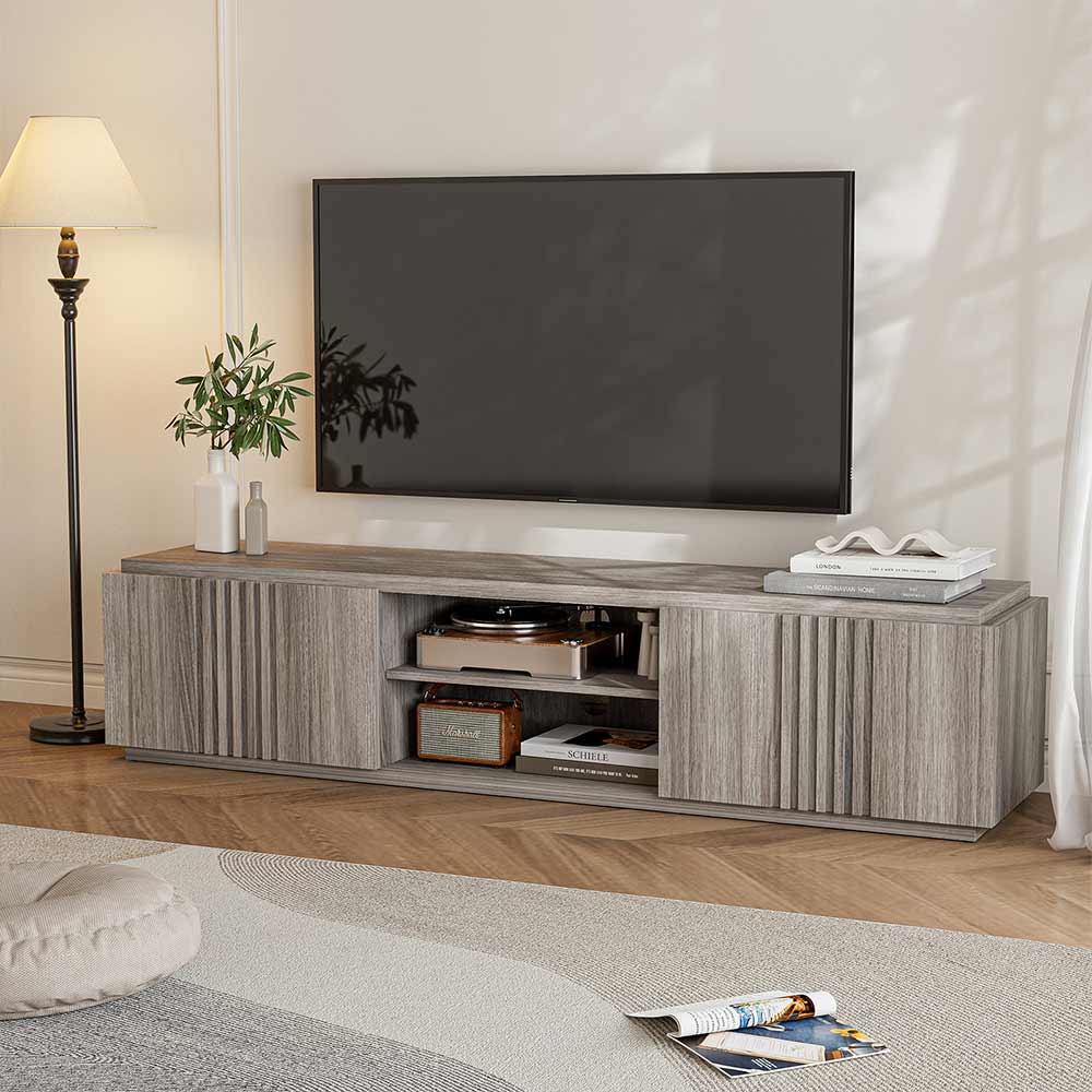 Mint 69" Fluted Low Profile TV Stand