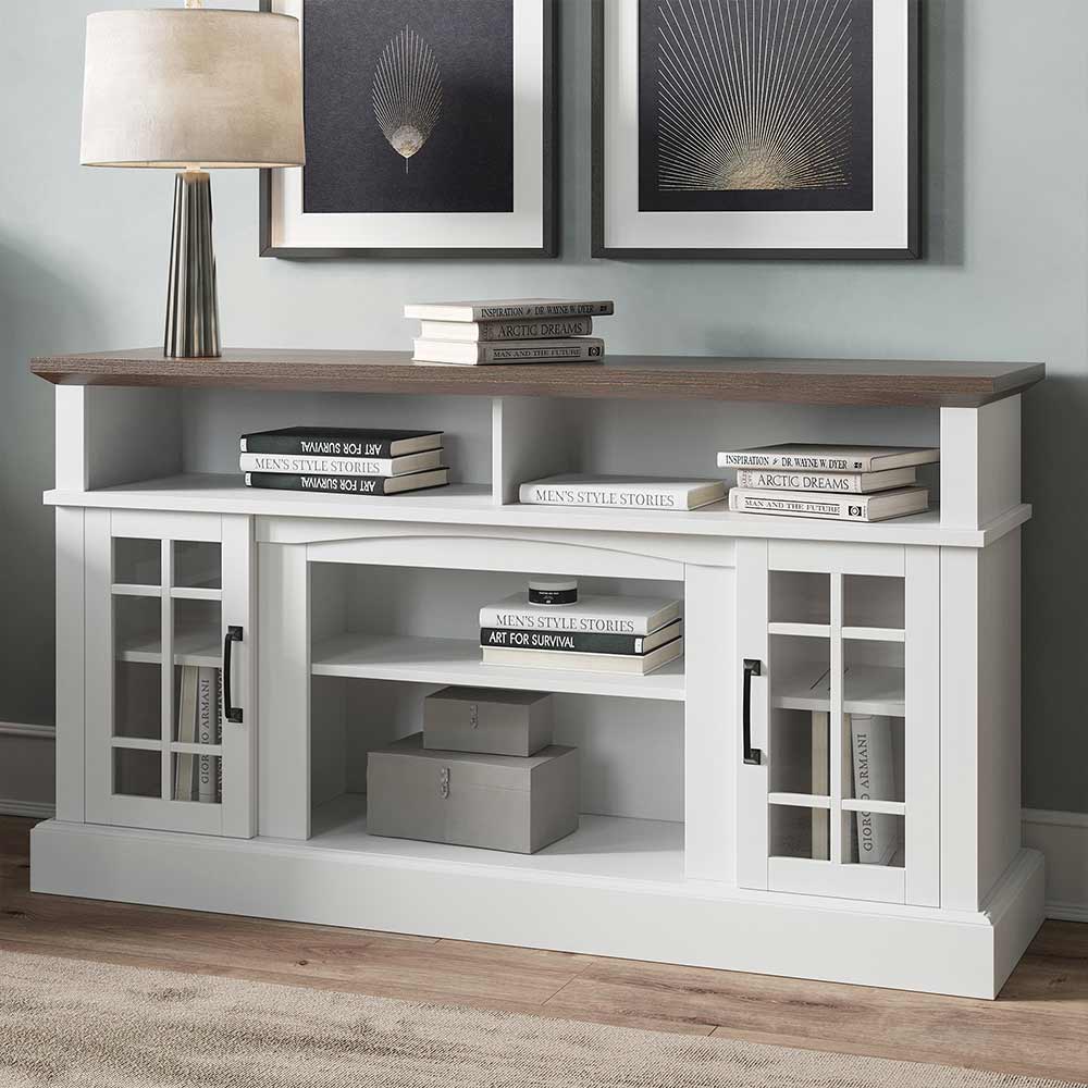 Astorga 58" Modern Farmhouse Fireplace TV Stand