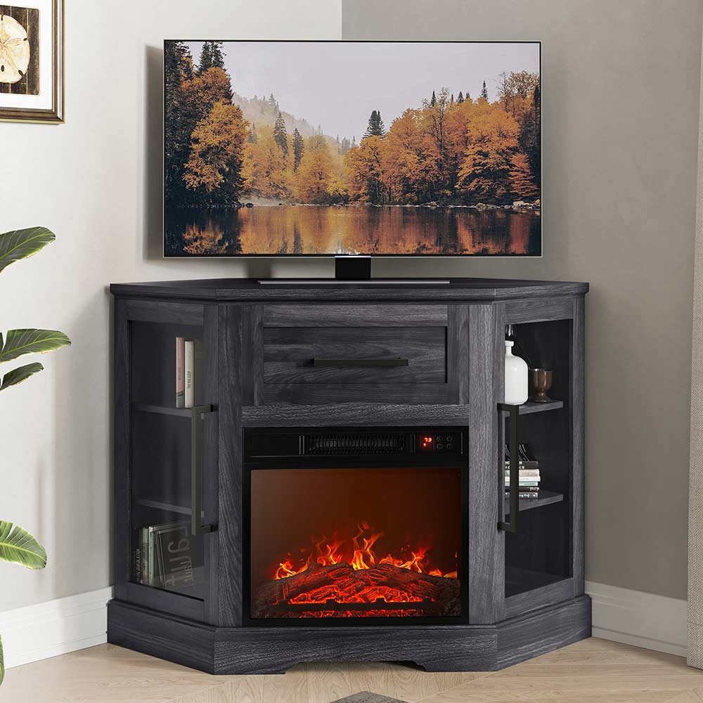 Dale 43" Corner Fireplace TV Stand