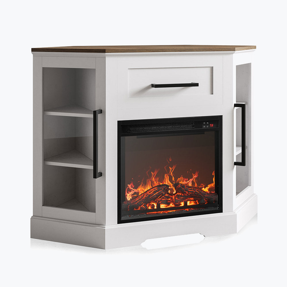 Dale 43" Corner Fireplace TV Stand