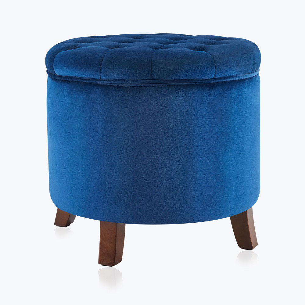 Lexington Round Storage Ottoman