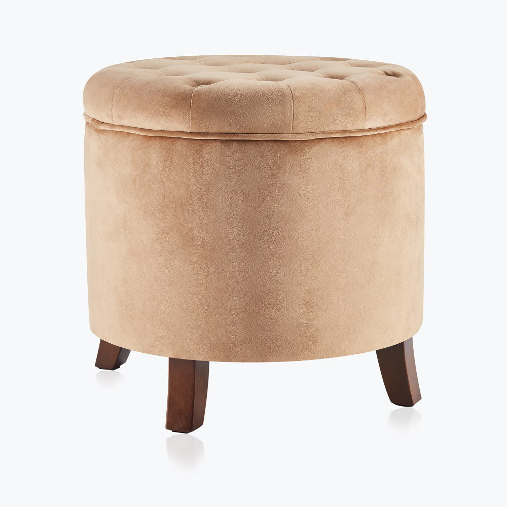 Lexington Round Storage Ottoman