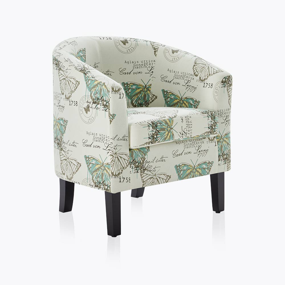 Highland Small Spaces Barrel Accent Chair