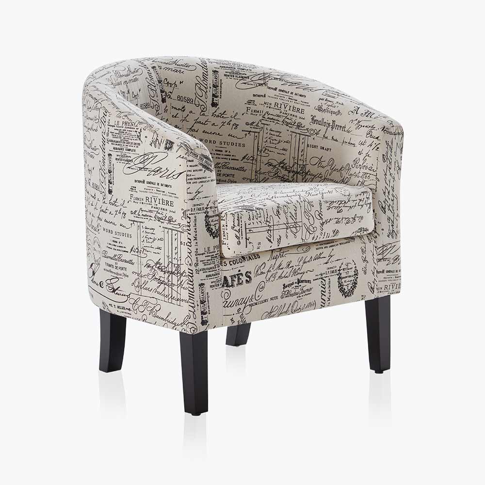 Highland Small Spaces Barrel Accent Chair